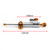 Steering Damper Stabilizer Kawasaki ZX6R (2007-2008) ZX 6R Silver Steering Damper Stabilizer Kawasaki ZX6R (2007-2008) ZX 6R Silver