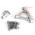 Steering Damper Stabilizer Kawasaki ZX6R (2007-2008) ZX 6R Silver Steering Damper Stabilizer Kawasaki ZX6R (2007-2008) ZX 6R Silver