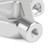 Steering Damper Stabilizer Kawasaki ZX6R (2007-2008) ZX 6R Silver Steering Damper Stabilizer Kawasaki ZX6R (2007-2008) ZX 6R Silver