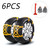 6PCS Tire Chains Snow Anti-skid Thick Tendon Emergency Thickening of Car SUV 6PCS Tire Chains Snow Anti-skid Thick Tendon Emergency Thickening of Car SUV