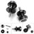 1 Pair 8mm Moto CNC Swingarm Swing Arm Spools Spool Sliders For Suzuki Honda Silver