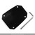 Kickstand sidestand stand extension enlarger pad For HONDA VFR1200X 2012-2017 Black