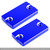 Front Brake Fluid Reservoir Cap 2PCS For SUZUKI GSX1400 GSF1200/S 01-07 Blue