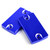 Front Brake Fluid Reservoir Cap 2PCS For SUZUKI HAYABUSA GSX1300R 99-18 BANDIT1250/S/F 07-16 Blue