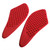 Tank Traction Pad Side Gas Knee Grip Protector For Kawasaki ZX-6R 07-08 Red Tank Traction Pad Side Gas Knee Grip Protector For Kawasaki ZX-6R 07-08 Red