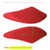 Tank Traction Pad Side Gas Knee Grip Protector For Kawasaki ZX-6R 07-08 Red Tank Traction Pad Side Gas Knee Grip Protector For Kawasaki ZX-6R 07-08 Red