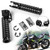 Front CNC Footpegs Footrests For KAWASAKI NINJA 250 R 300 400 R 650 1000 Black