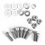 Engine Guard Crash Bar Upper + Lower Kit For BMW G310R 17-18 G310GS 2018 Silver Engine Guard Crash Bar Upper + Lower Kit For BMW G310R 17-18 G310GS 2018 Silver