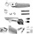 Front Foot Peg Footrest for Honda RVT1000R RC51 00-06 VTR1000S RC51 00-03 CBR1000S 14 VTR1000 SP-2 02-06 Silver