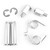 Front Foot Peg Footrest For Yamaha YZF R1 98-14 YZF R6 99-14 YZF R6S 03-08 Silver