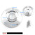 Fuel Filler Cover Gas Tank Cap For Yamaha YZF R1 R1M 04-17 YZF R6 03-16 Silver Fuel Filler Cover Gas Tank Cap For Yamaha YZF R1 R1M 04-17 YZF R6 03-16 Silver