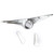 ABS Trunk Key Hold Trim For Honda Goldwing GL1800 2001-2018 Chrome ABS Trunk Key Hold Trim For Honda Goldwing GL1800 2001-2018 Chrome
