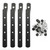 Universal Hard Saddlebag Heavy Duty Mounting Brackets Kit For Harley Cruiser