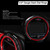 8.8" Gauge Dash Dial Rings Bezel Trim Speedometer Frame For BMW F55 F56 F57 2014-2019 Black