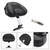 Driver Rider Backrest Kit For Fatboy Heritage Softail Models 07-17 Anniversary FLSTF 08 Chrome Driver Rider Backrest Kit For Fatboy Heritage Softail Models 07-17 Anniversary FLSTF 08 Chrome