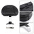 Driver Rider Backrest Kit For Fatboy Heritage Softail Models 07-17 Anniversary FLSTF 08 Chrome