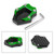 CNC Side Stand Kickstand Extension Plate For Kawasaki Ninja 400 250 18 Green CNC Side Stand Kickstand Extension Plate For Kawasaki Ninja 400 250 18 Green