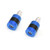 7/8" 22mm Handle Bar Ends Heavy Weight Vibration Reducing Plugs Set - 210g Blue 7/8" 22mm Handle Bar Ends Heavy Weight Vibration Reducing Plugs Set - 210g Blue