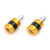 7/8" 22mm Handle Bar Ends Heavy Weight Vibration Reducing Plugs Set - 210g Gold
