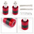 7/8" 22mm Handle Bar Ends Heavy Weight Vibration Reducing Plugs Set - 210g Red