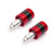 7/8" 22mm Handle Bar Ends Heavy Weight Vibration Reducing Plugs Set - 210g Red