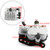 Front Brake Caliper Set 3SP-2580T-00 3SP-2580T-01 For Yamaha 3SP-2580T-00 3SP-2580T-01 YZ125 90-97 YZ250 90-97 WR250 91-97 Silver