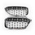 Pair Chrome Diamond Style Front Grill For BMW G30 G38 5 Series 2017-2019 520i, 523i, 528i, 530i, 535i, 550i, 520d, 530d etc Chrome