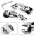 Foot Peg Mount Clamps 1" 1-1/4" Highway Engine Crash Bar For XL 883 1200 Softail Chrome