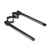 7/8" Adjustable Racing Handle Bar 50mm Clip-on For Suzuki SV650 99-09 GSX750F KATANA GSX600F KATANA 88-06 GSX1100 KATANA 88-93 Black