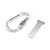 Helmet Lock T-bar For Around Up to 1 1/2" Handle Bars Motorcycle Bike Scooter Chrome