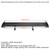 Hatch Adjustable Aluminum Rear Trunk Wing Racing Spoiler With LED Universal Black