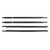 4PCS Weatherstrip Window Belt Moulding For LEXUS GX470 03-09 75722-60080 Black Generic