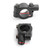 7/8" HandleBar Mirror Mount Holder Clamp Adaptor 8mm M8 CW Universal Black