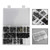 Fastener Clip Screw Kit Windscreen Fairing Bolt Universal 223pcs For Universal Motorcycle Black
