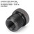 1/2-28 to 13/16-16 Threaded Adapter Black Anodized Alum Automotive Oil Filter Black