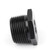 1/2-28 To 3/4 NPT Automotive Threaded Oil Filter Adapter Black