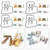 4X Carburetor Carb Repair Rebuild Kit Honda VF700C VF700F VF750F replace 18-2432 4X Carburetor Carb Repair Rebuild Kit Honda VF700C VF700F VF750F replace 18-2432