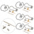 4X Carburetor Carb Repair Rebuild Kit For Honda Interceptor 700 VF700F 84-85 750 VF750F 84 700 VF700C 85-86 VF750F 83 4X Carburetor Carb Repair Rebuild Kit For Honda Interceptor 700 VF700F 84-85 750 VF750F 84 700 VF700C 85-86 VF750F 83