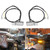 LED Turn Signal Indicator Blinker Light Lamp 2PC Universal Chrome LED Turn Signal Indicator Blinker Light Lamp 2PC Universal Chrome