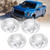 Hub Wheel Center Caps 4pcs For Ford F-150 16x7 Expedition 97-04 Chrome