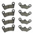 Front & Rear Brake Pads For For Polaris RZR 800 08-14 RZR 800 S 09-14 RZR 800 EPS 10-14 RZR 800 S EPS 13-14 RZR 570 12-15 RZR 570 EPS 13-15