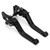 Left&Right Brake Clutch Levers For YAMAHA YZF-R15 2008-2014 Black