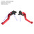 Left&Right Brake Clutch Levers For YAMAHA YZF-R15 2008-2014 Red
