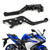 Left&Right Brake Clutch Levers For YAMAHA MT-25 MT-03 YZF-R3 15-17 YZF-R25 14-17 Black