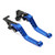 Left&Right Brake Clutch Levers For YAMAHA MT-25 MT-03 YZF-R3 15-17 YZF-R25 14-17 Blue