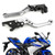 Left&Right Brake Clutch Levers For YAMAHA MT-25 MT-03 YZF-R3 15-17 YZF-R25 14-17 Silver
