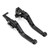 Left & Right Brake Clutch Levers For Kawasaki Ninja 250 300 Black