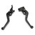 Left & Right Brake Clutch Levers For Kawasaki Ninja 250 300 Black