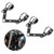 41mm-51mm Fork Headlight Mount Bracket Universal Motorcycle Head Lamp Holder Adapter Black 41mm-51mm Fork Headlight Mount Bracket Universal Motorcycle Head Lamp Holder Adapter Black