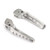 Rear Footrests Foot Peg for Ducati Ducati Monster 696 796 09-14 1100 09-10 EVO 12-13 Multistrada 07-09 Monster 620 06 797 17-19 Scrambler Icon Full Throttle 16-17 Silver